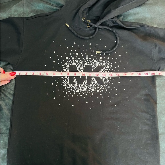🔥Michael Kors Black Hoodie Dress with Studded Logo🔥 - Picture 4 of 5
